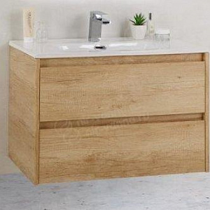 Тумба с раковиной BelBagno Stile Moderno Kraft 39/70 Rovere Nebrasca Nature